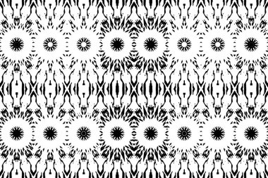 Soyut kaleydoskop arkaplanı. Soyut arkaplan. Resim siyah ve beyaz tonları içerir