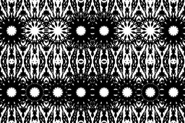 Soyut kaleydoskop arkaplanı. Soyut arkaplan. Resim siyah ve beyaz tonları içerir