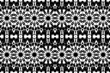 Soyut kaleydoskop arkaplanı. Soyut arkaplan. Resim siyah ve beyaz tonları içerir