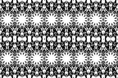 Soyut kaleydoskop arkaplanı. Soyut arkaplan. Resim siyah ve beyaz tonları içerir