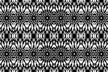 Soyut kaleydoskop arkaplanı. Soyut arkaplan. Resim siyah ve beyaz tonları içerir