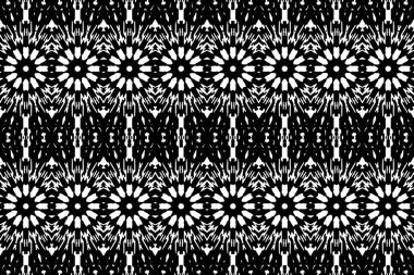 Soyut kaleydoskop arkaplanı. Soyut arkaplan. Resim siyah ve beyaz tonları içerir