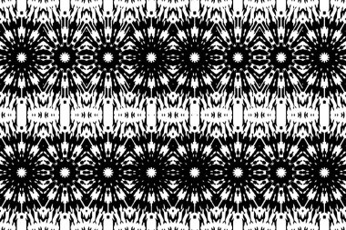 Soyut kaleydoskop arkaplanı. Soyut arkaplan. Resim siyah ve beyaz tonları içerir