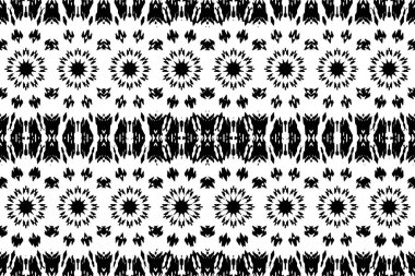 Soyut kaleydoskop arkaplanı. Soyut arkaplan. Resim siyah ve beyaz tonları içerir