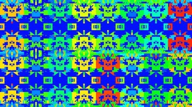 Soyut arkaplan. Çoklu renkli doku çizimi.