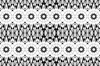 Soyut kaleydoskop arkaplanı. Soyut arkaplan. Resim siyah ve beyaz tonları içerir