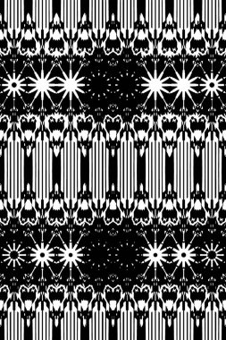 Soyut kaleydoskop arkaplanı. Soyut arkaplan. Resim siyah ve beyaz tonları içerir