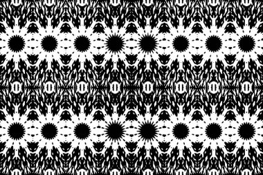 Soyut kaleydoskop arkaplanı. Soyut arkaplan. Resim siyah ve beyaz tonları içerir