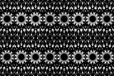 Soyut kaleydoskop arkaplanı. Soyut arkaplan. Resim siyah ve beyaz tonları içerir