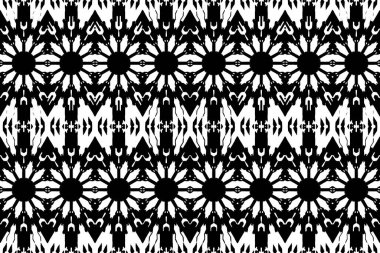 Soyut kaleydoskop arkaplanı. Soyut arkaplan. Resim siyah ve beyaz tonları içerir