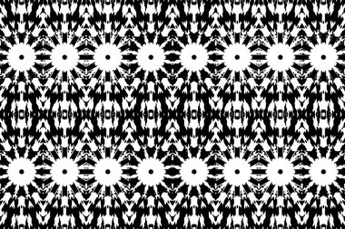 Soyut kaleydoskop arkaplanı. Soyut arkaplan. Resim siyah ve beyaz tonları içerir