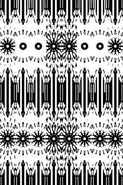 Soyut kaleydoskop arkaplanı. Soyut arkaplan. Resim siyah ve beyaz tonları içerir