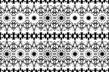 Soyut kaleydoskop arkaplanı. Soyut arkaplan. Resim siyah ve beyaz tonları içerir