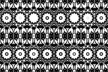 Soyut kaleydoskop arkaplanı. Soyut arkaplan. Resim siyah ve beyaz tonları içerir