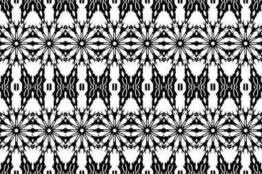 Soyut kaleydoskop arkaplanı. Soyut arkaplan. Resim siyah ve beyaz tonları içerir