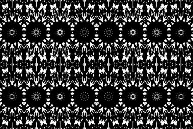 Soyut kaleydoskop arkaplanı. Soyut arkaplan. Resim siyah ve beyaz tonları içerir