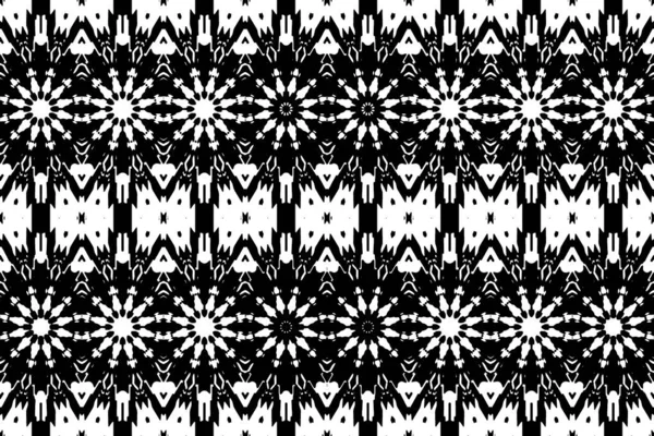 Soyut kaleydoskop arkaplanı. Soyut arkaplan. Resim siyah ve beyaz tonları içerir