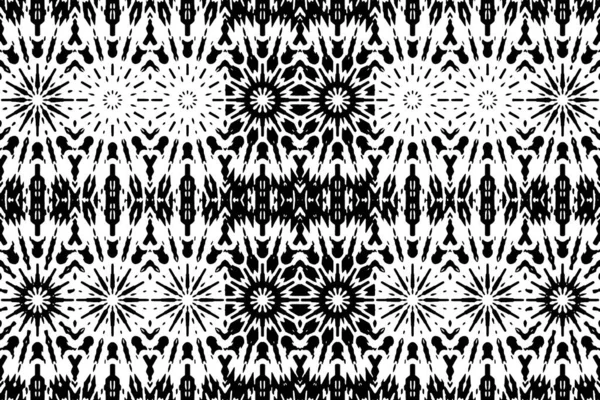 Soyut kaleydoskop arkaplanı. Soyut arkaplan. Resim siyah ve beyaz tonları içerir