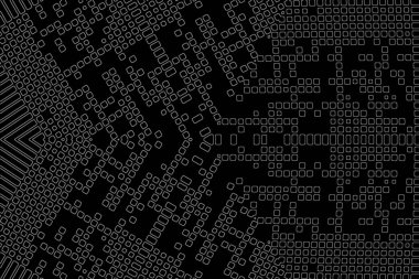 Soyut arkaplan. Monokrom dokusu. Beyaz arkaplanda siyah beyaz çizgiler.