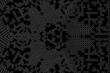 Soyut arkaplan. Monokrom dokusu. Beyaz arkaplanda siyah beyaz çizgiler.