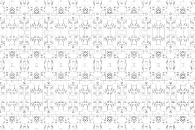 Soyut arkaplan. Monokrom dokusu. Beyaz arkaplanda siyah beyaz çizgiler.