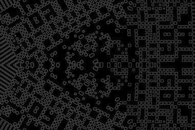 Soyut arkaplan. Monokrom dokusu. Beyaz arkaplanda siyah beyaz çizgiler.