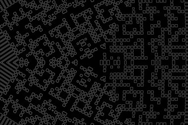 Soyut arkaplan. Monokrom dokusu. Beyaz arkaplanda siyah beyaz çizgiler.