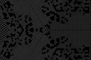 Soyut arkaplan. Monokrom dokusu. Beyaz arkaplanda siyah beyaz çizgiler.