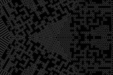 Soyut arkaplan. Monokrom dokusu. Beyaz arkaplanda siyah beyaz çizgiler.