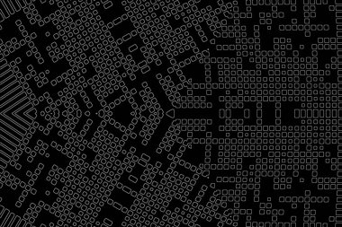 Soyut arkaplan. Monokrom dokusu. Beyaz arkaplanda siyah beyaz çizgiler.