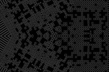 Soyut arkaplan. Monokrom dokusu. Beyaz arkaplanda siyah beyaz çizgiler.