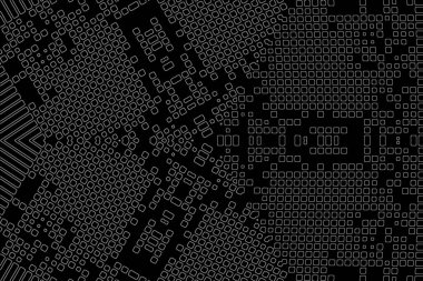 Soyut arkaplan. Monokrom dokusu. Beyaz arkaplanda siyah beyaz çizgiler.