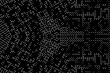 Soyut arkaplan. Monokrom dokusu. Beyaz arkaplanda siyah beyaz çizgiler.