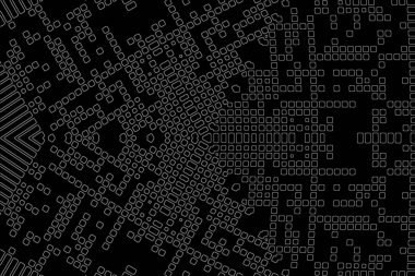 Soyut arkaplan. Monokrom dokusu. Beyaz arkaplanda siyah beyaz çizgiler.