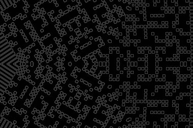 Soyut arkaplan. Monokrom dokusu. Beyaz arkaplanda siyah beyaz çizgiler.