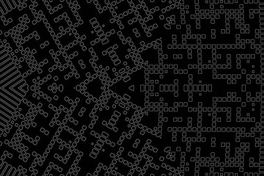 Soyut arkaplan. Monokrom dokusu. Beyaz arkaplanda siyah beyaz çizgiler.