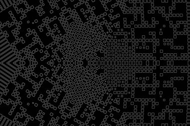 Soyut arkaplan. Monokrom dokusu. Beyaz arkaplanda siyah beyaz çizgiler.