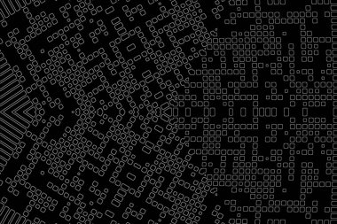 Soyut arkaplan. Monokrom dokusu. Beyaz arkaplanda siyah beyaz çizgiler.