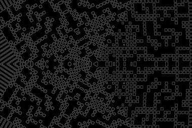 Soyut arkaplan. Monokrom dokusu. Beyaz arkaplanda siyah beyaz çizgiler.