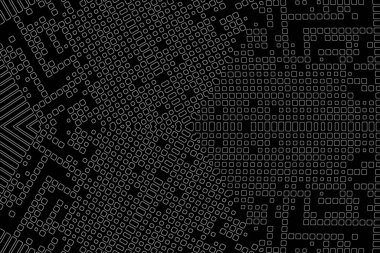 Soyut arkaplan. Monokrom dokusu. Beyaz arkaplanda siyah beyaz çizgiler.