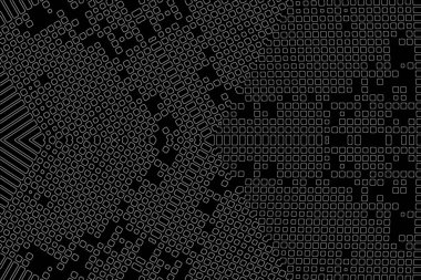 Soyut arkaplan. Monokrom dokusu. Beyaz arkaplanda siyah beyaz çizgiler.