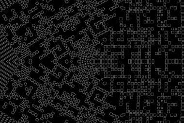 Soyut arkaplan. Monokrom dokusu. Beyaz arkaplanda siyah beyaz çizgiler.