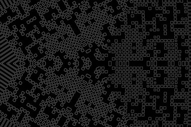 Soyut arkaplan. Monokrom dokusu. Beyaz arkaplanda siyah beyaz çizgiler.