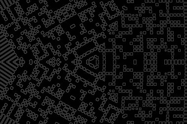 Soyut arkaplan. Monokrom dokusu. Beyaz arkaplanda siyah beyaz çizgiler.