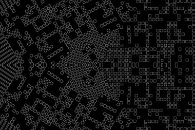 Soyut arkaplan. Monokrom dokusu. Beyaz arkaplanda siyah beyaz çizgiler.