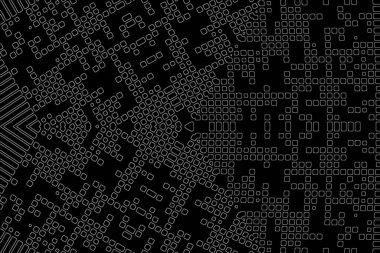 Soyut arkaplan. Monokrom dokusu. Beyaz arkaplanda siyah beyaz çizgiler.