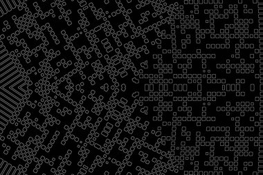 Soyut arkaplan. Monokrom dokusu. Beyaz arkaplanda siyah beyaz çizgiler.