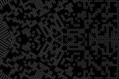 Soyut arkaplan. Monokrom dokusu. Beyaz arkaplanda siyah beyaz çizgiler.