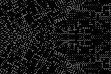 Soyut arkaplan. Monokrom dokusu. Beyaz arkaplanda siyah beyaz çizgiler.