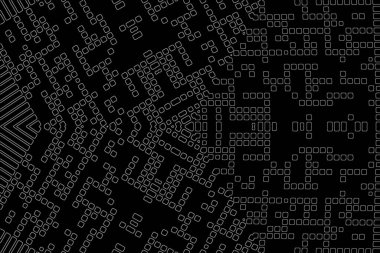 Soyut arkaplan. Monokrom dokusu. Beyaz arkaplanda siyah beyaz çizgiler.